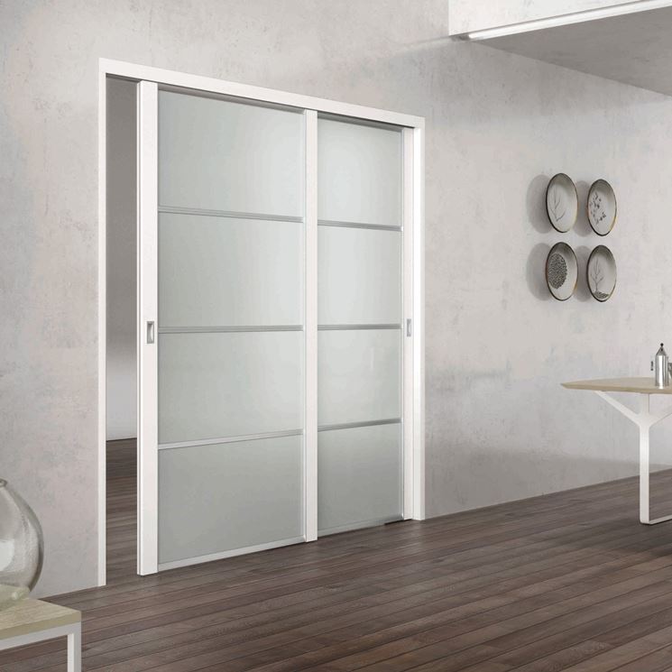 PORTE SCORREVOLI IN VETRO: PIU\' SPAZIO E LUMINOSITÁ IN CUCINA ... PORTE SCORREVOLI IN VETRO: PIU\' SPAZIO E LUMINOSITÁ IN CUCINA ...